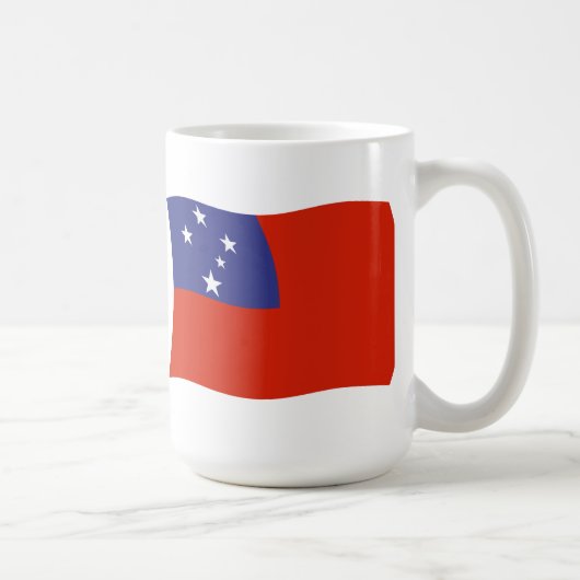 サモア国旗マグカップ コーヒーマグカップ (右)