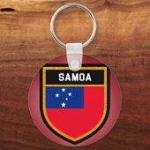 サモア国旗 キーホルダー (正面)