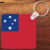 サモア国旗 キーホルダー (裏面)