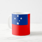 サモア国旗 コーヒーマグカップ (正面左)