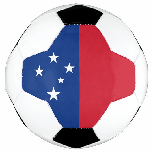 サモア国旗 サッカーボール (正面)