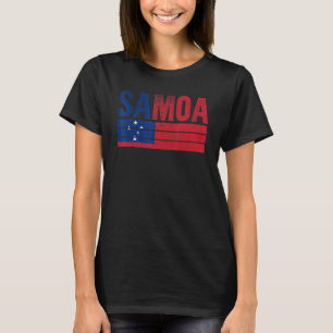 サモア国旗 サモア人 メンズ レディース キッズ Tシャツ
