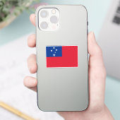 サモア国旗 シール (スマートフォン)