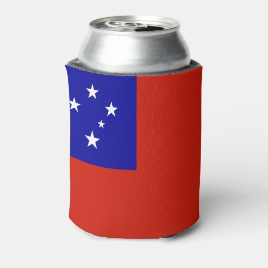 サモア国旗 缶クーラー (缶裏面)