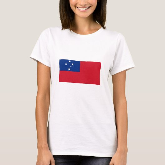 サモア国旗 Tシャツ (正面)