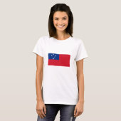 サモア国旗 Tシャツ (正面フル)