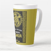 サモア島 カフェラテマグ (右アングル)