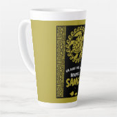 サモア島 カフェラテマグ (左アングル)