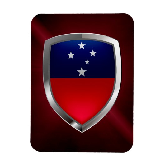 サモア金属エンブレム マグネット (縦)