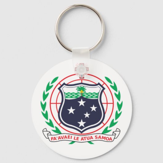 サモア・コート・オブ・アームズ キーホルダー (正面)