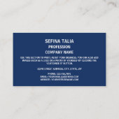 サモア・コート・オブ・アームズ 名刺 (裏面)