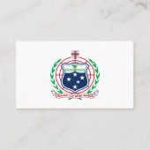 サモア・コート・オブ・アームズ 名刺 (正面)