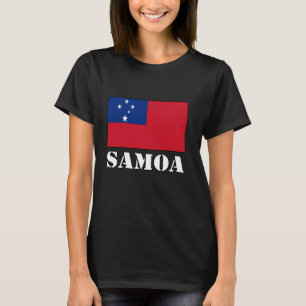 サモア サモアの旗 文化遺産 サモアの誇り サモアのルーツ Tシャツ