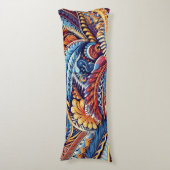 サモア，ポリネシアインスパイアス ボディピロー (正面縦)