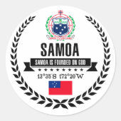 サモア ラウンドシール (正面)