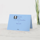 サモイの子犬グリーティングカード：「ゴッチャ」祝日 カード (裏面)