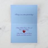 サモイの子犬グリーティングカード：「ゴッチャ」祝日 カード (内部)