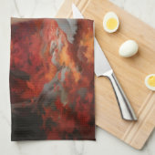 サモイイン紅葉秋 キッチンタオル (四つ折り)