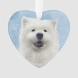 サモイエをポピーにする オーナメント