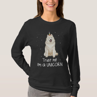サモイエジュスユンチエンユニコーン Tシャツ