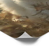 サモイエドのポスタープリント ポスター (角)