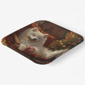 サモイエドグクリスマスフェスティバル ペーパープレート (傾斜あり)