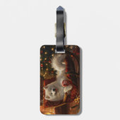サモイエドグクリスマスフェスティバル ラゲッジタグ (裏面縦)
