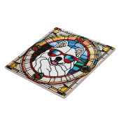 サモイドのステンドグラス装飾瓦 タイル (側面)