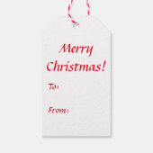 サモイドクリスマスギフトラベル ギフトタグ (裏面)
