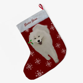 サモイドクリスマスストッキング2サイドパーソナライズ ラージクリスマスストッキング