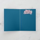 サモイドクリスマスストッキング カード (内部)