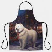 サモイドクリスマスフェスティバルシーズン エプロン (正面)