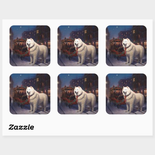 サモイドクリスマスフェスティバルシーズン スクエアシール (シート)