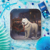 サモイドクリスマスフェスティバルシーズン ペーパープレート (パーティー)