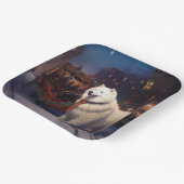 サモイドクリスマスフェスティバルシーズン ペーパープレート (傾斜あり)