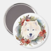 サモイドクリスマスリースフェスティバルカップ マグネット (正面/裏面)