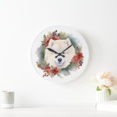 サモイドクリスマスリースフェスティバルカップ ラージ壁時計 (ホーム)