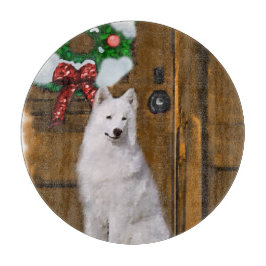 サモイドクリスマス カッティングボード