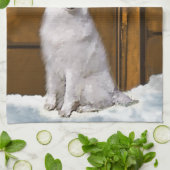 サモイドクリスマス キッチンタオル (折り畳み)