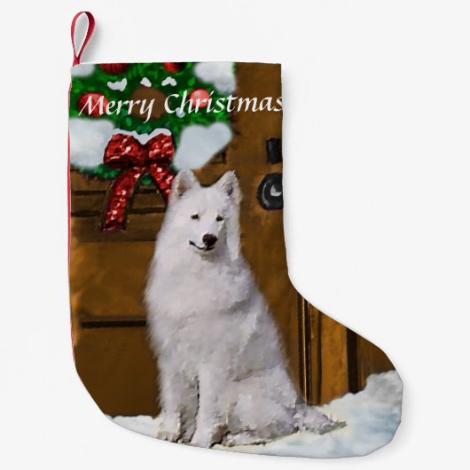サモイドクリスマス スモールクリスマスストッキング (正面)
