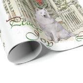 サモイドクリスマス ラッピングペーパー (ロールコーナー)