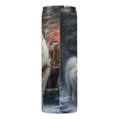 サモイドスノーイスレクリスマスデコール タンブラー (裏面)