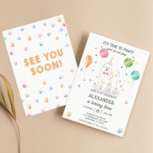 サモイドッグパウィティ子犬誕生日ピンク