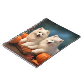 サモイドパピー秋デライトカボチャ ノートブック (左側)