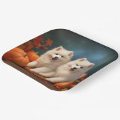 サモイドパピー秋デライトカボチャ ペーパープレート (傾斜あり)