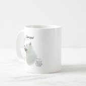 サモイドヒストリーデザイン コーヒーマグカップ (正面左)
