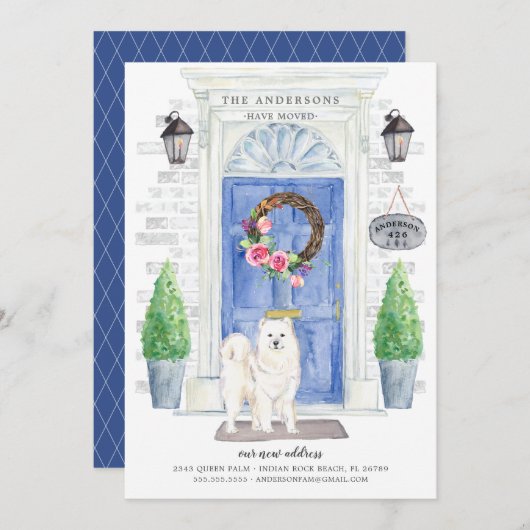 サモイドフロントドアの動きの発表 招待状 (正面/裏面)