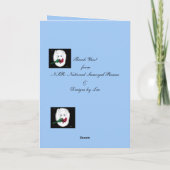 サモイドワンピー&リボンカードカスタマイズ文字&デート サンキューカード (裏面)