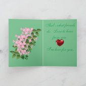 サモイド勇気付けられるグリーティングカード；デザイン:リー カード (内部)