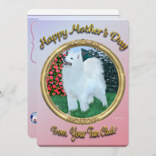 サモイド・テーマ・マザーズ・デイ・フラットカード個人設定 シーズンカード (正面/裏面)